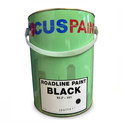 FOCUS PAINT FAST DRYING ROADLINE PAINT BLACK 5L